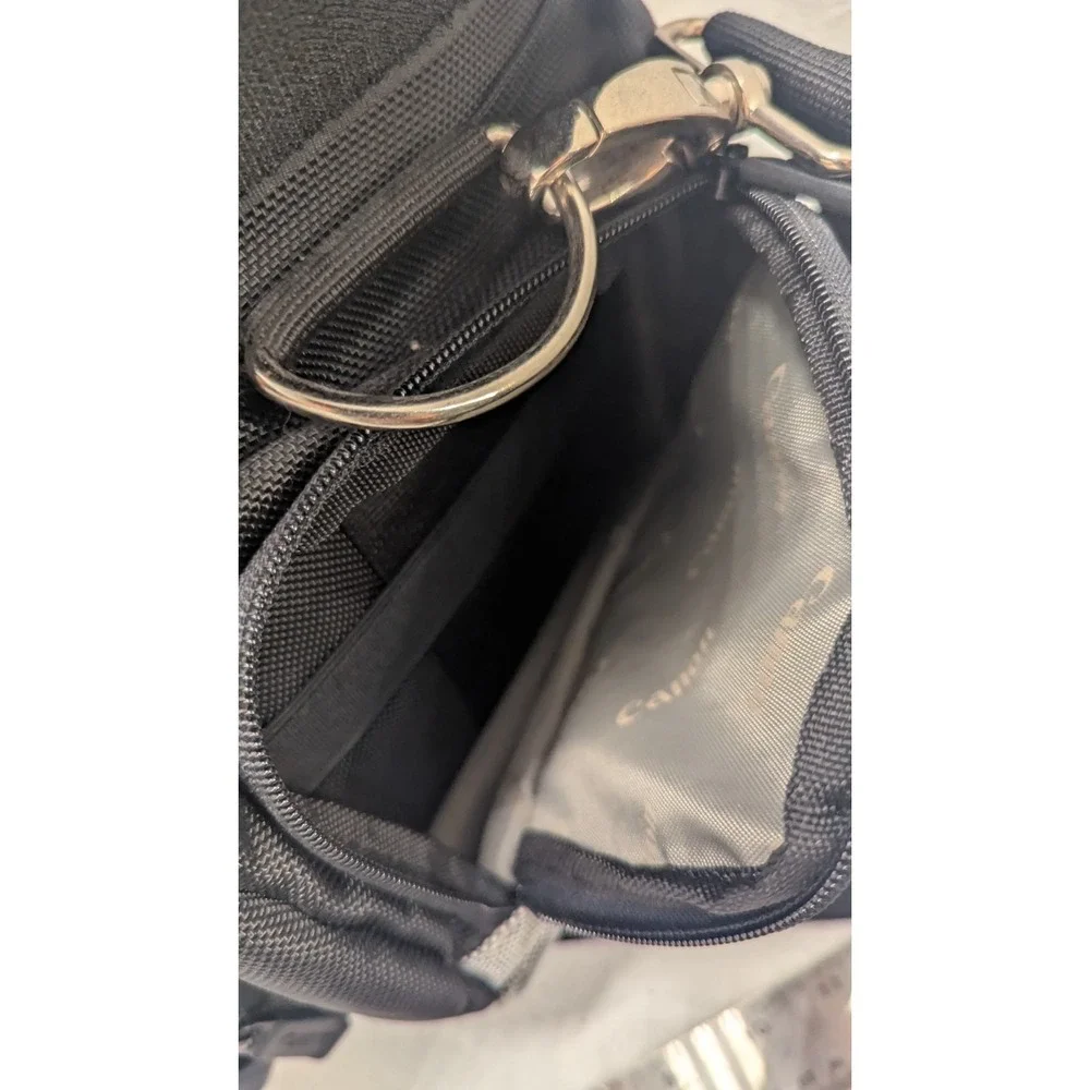 Camera Canon Camera Bag Travel Shoulder Strap Several Pockets Metal Clips
